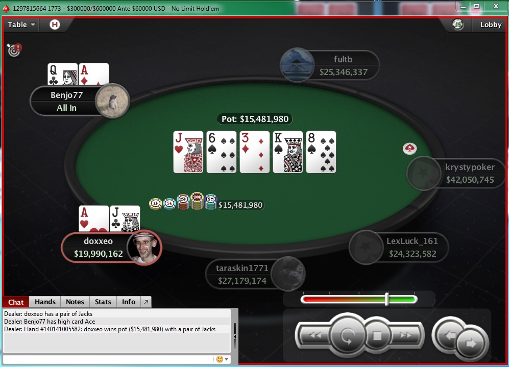 Nedelja na PokerStarsu: "doxxeo" Chop-ovao Sunday Storm 102