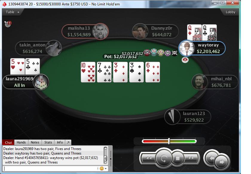 Nedelja Na PokerStarsu: "mario1335" Prvi na Bigger ; "waytoray" Runner up na +R NLH 103