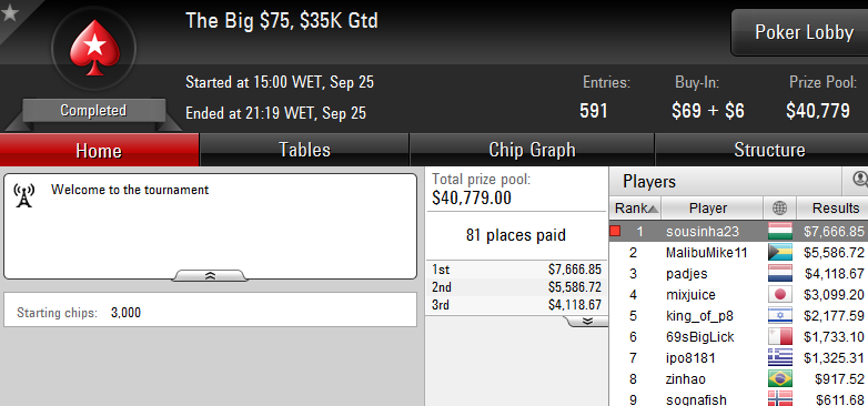 The Big $75