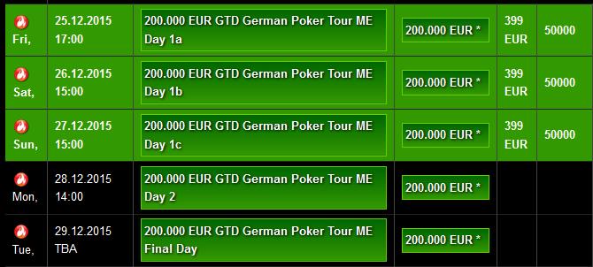 Spannende Live Poker Turniere im Dezember 101