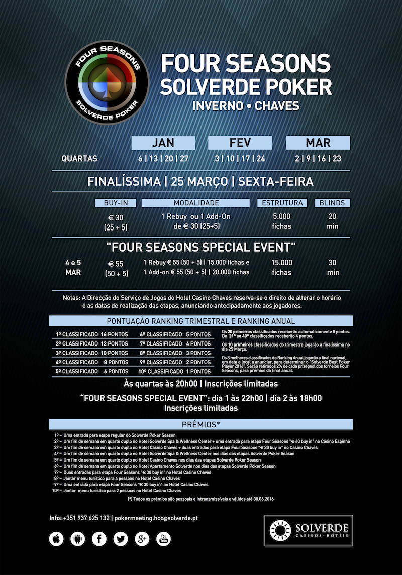 Four Seasons Inverno Arranca Dia 6 Jan. no Hotel Casino Chaves 101