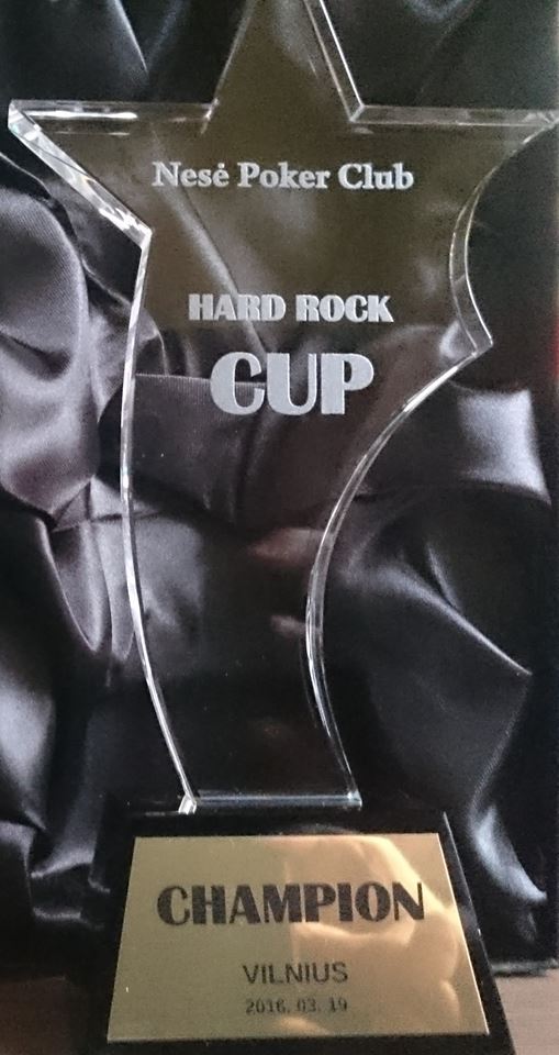 „Nesės“ pokerio klube - „Hard Rock Cup“ turnyras 101
