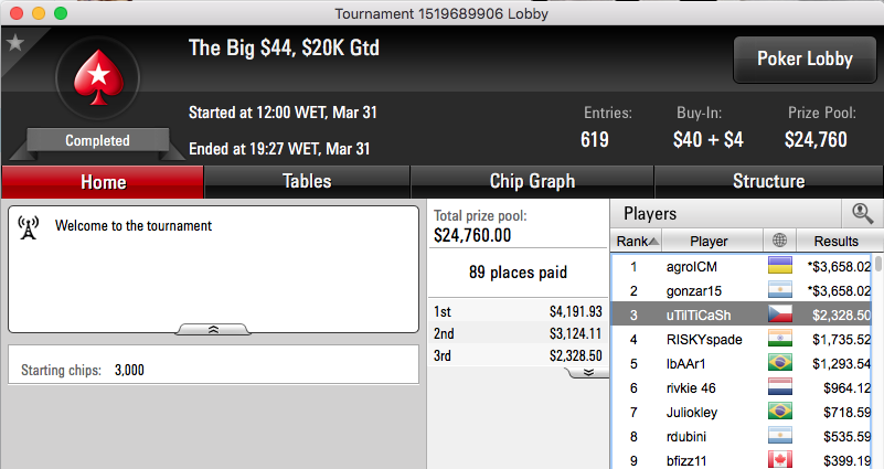João "Naza114" Vieira 2º no Bounty Builder 9; Bubble da Grand Final do EPT & Mais 104