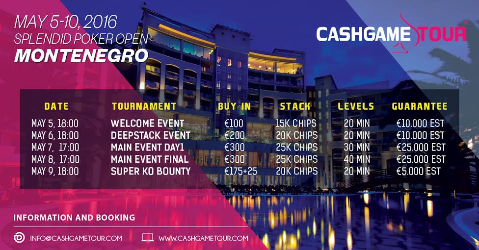Splendid Poker Open od 5. do 10. Maja u Crnoj Gori 104