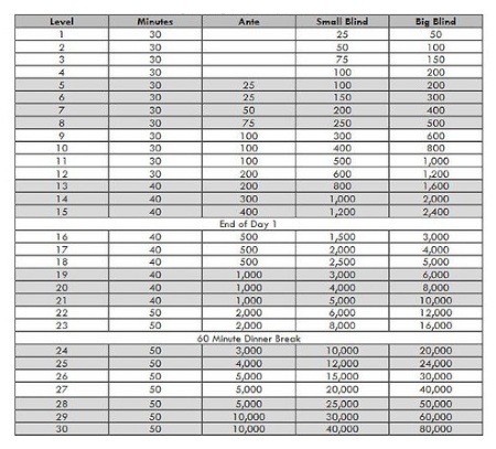 tournament's structure