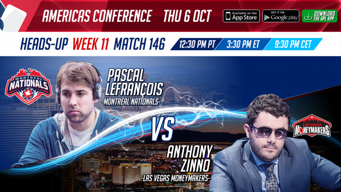 GPL Week 11 heads-up match Pascal Lefrancois vs. Anthony Zinno
