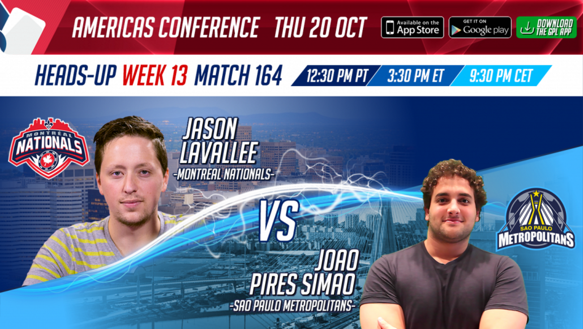 GPL Week 13 HU match Jason Lavallee vs Simao