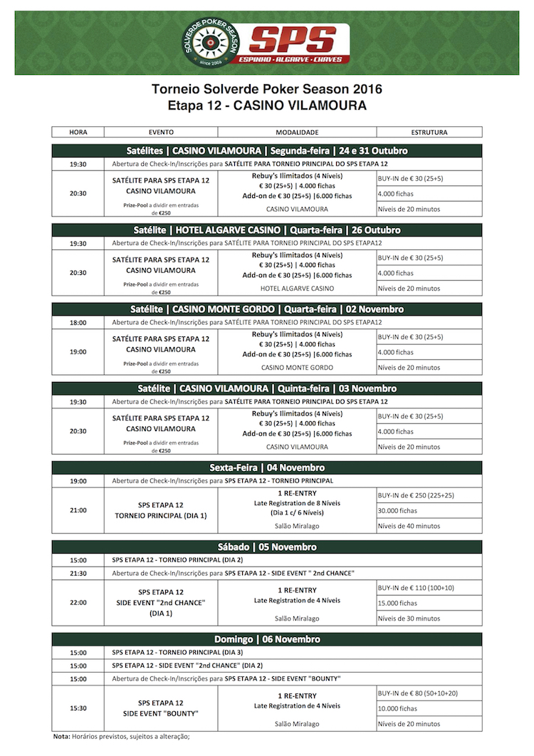 Etapa #12 Solverde Poker Season de 4 a 6 de Novembro em Vilamoura 101