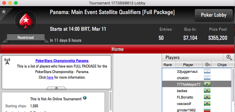 Demeyere no Main Event PSC Panamá; Naza114 e Tomás Paiva Faturam na Stars 101