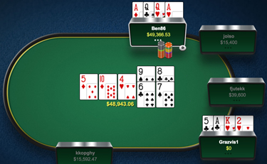 Online Poker News: Tollerene holt das ganze Geld 102