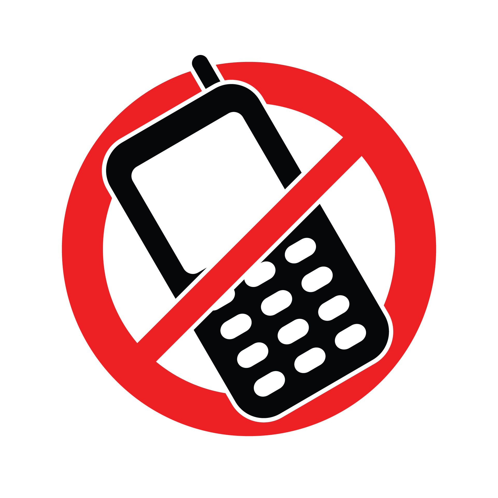 No phone allowed