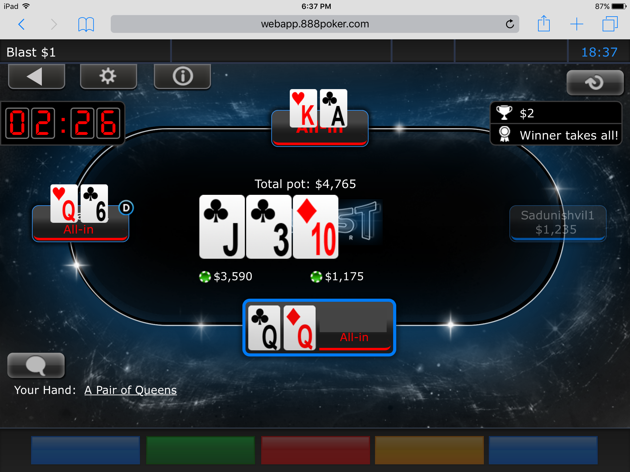 How To Play Poker On the Go with 888poker's App 113