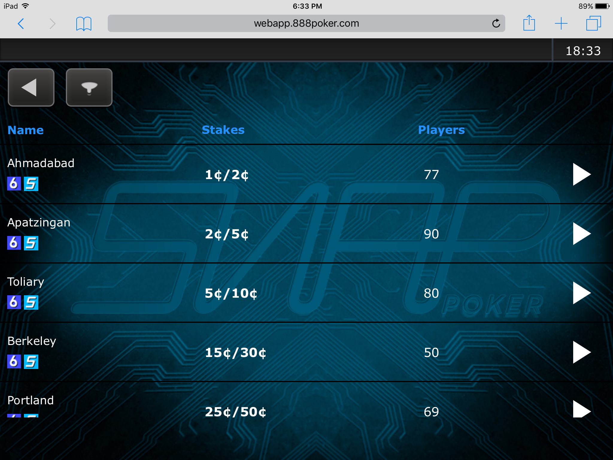 How To Play Poker On the Go with 888poker's App 105