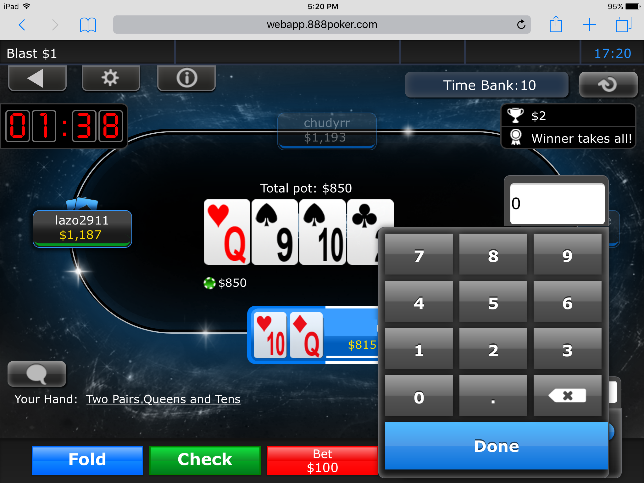 How To Play Poker On the Go with 888poker's App 114