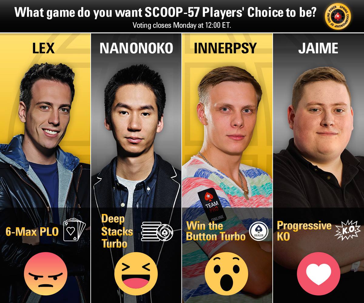 PokerStars пуска 2nd Chance фрийроли със 0,000 в SCOOP 2017 билети 101