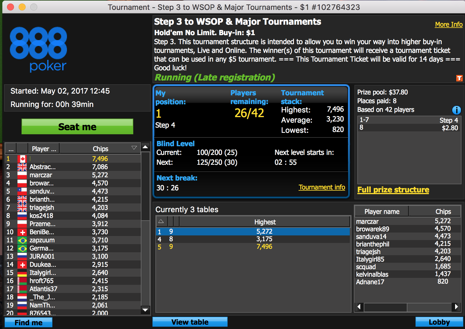 I Played a WSOP Step Qualifier on 888poker and This is What I Learned 101