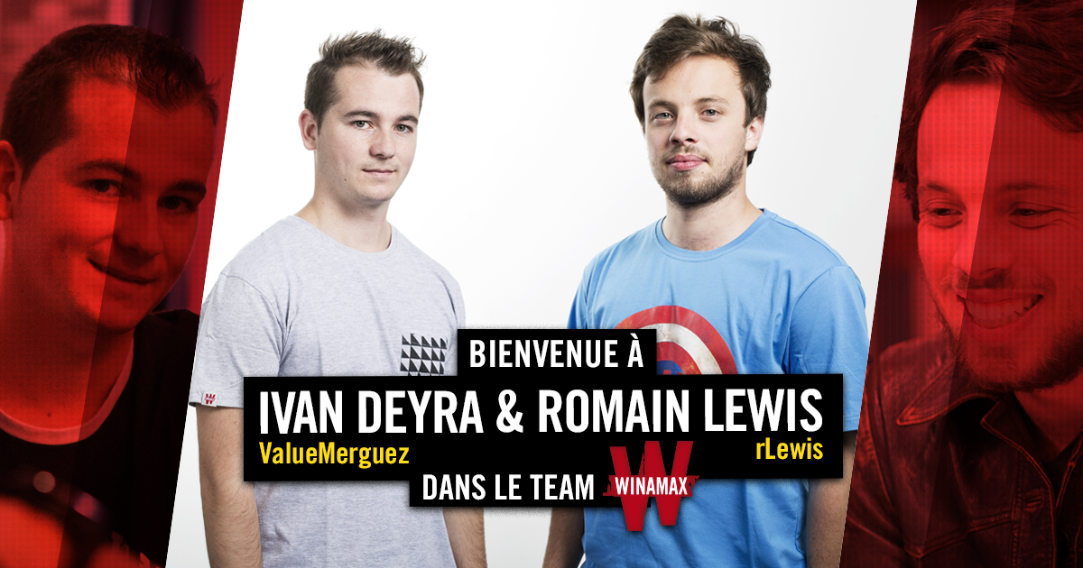 Winamax recrute Romain Lewis et Ivan Deyra | PokerNews