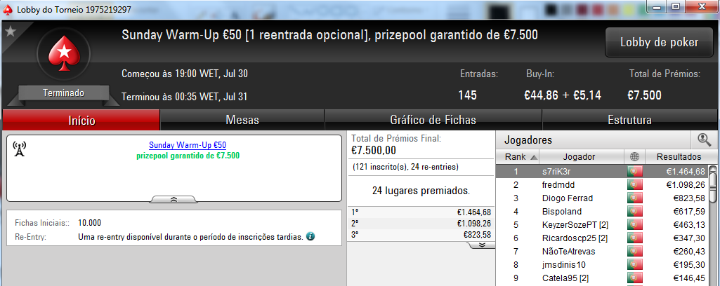 Xaviterra, S7riK3r e Sampoker17 os 3 Magníficos de Domingo 102