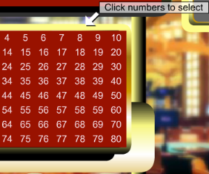 Best numbers for keno machines