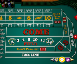 free craps table online with odds betting