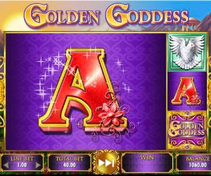 Play golden goddess slot online, free