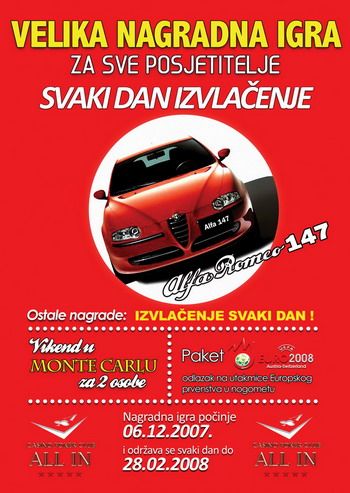 Nova promocija v ALL IN Poker Club-u 101