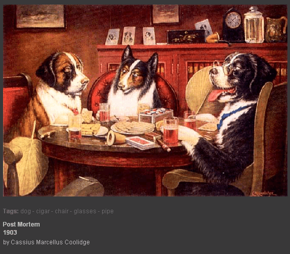 Peinture : 'Dogs playing Poker', icône de la culture pop 102