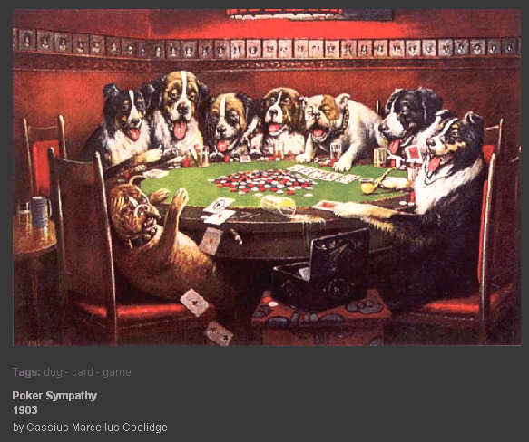Peinture : 'Dogs playing Poker', icône de la culture pop 104