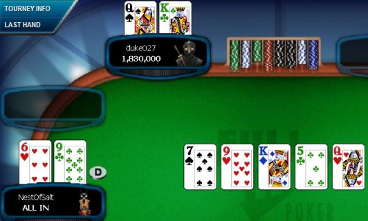 Poker online - duke027 remporte le 'Full Tilt Monday K' 102