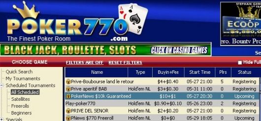 PokerNews ,000 garantiturnering hos Poker770! 101