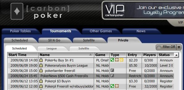 Carbon Poker Hosts 0 PokerNews Cash Freeroll Series 101