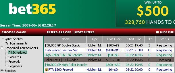 Seria z 2,500$ dodanymi na bet365 – specjalnie dla PokerNews 101