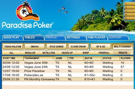 Laptop, LCD TV, iPod gives væk hver måned på Paradise Poker 101
