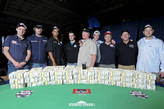 WSOP 2009 päevik (49): Põhiturniiri finaallauda läheb liidrina Moon 101