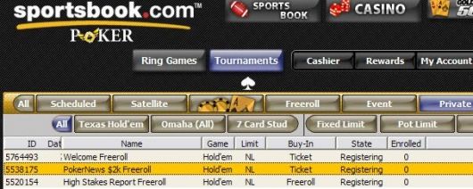 Sportsbook的2000美元免费比赛 101
