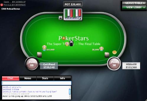 Full Tilt Series of Poker (FTOPS) op het punt van beginnen 102