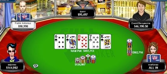Svenske "martonas" vinner stort vid Full Tilt Pokers high stakes bord 101