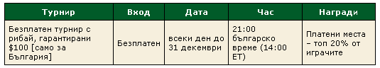 ДНЕС от 21:00: 0 Фрийрол само за българи в PokerStars 101