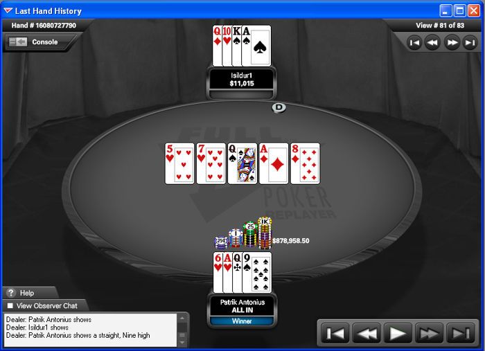 Patrik Antonius dobil največjo igro v zgodovini spletnega pokra!!! 102