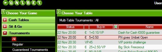 Satellite Tickets To Unibet Open 101