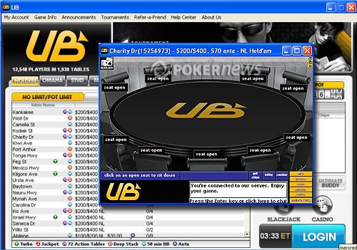 UltimateBet Poker change de nom et de visage 103