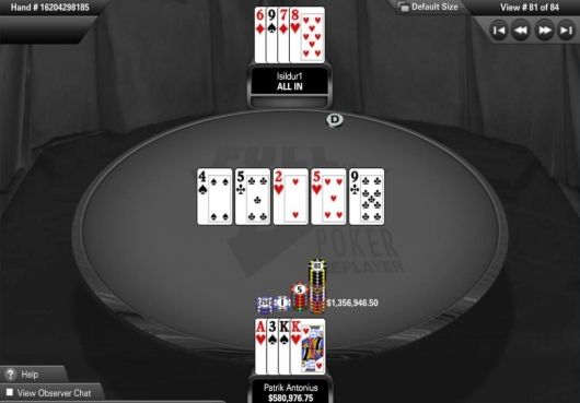 Patrik Antonius a Isildur1 odehráli největší online pot v historii - .3 milionu 101