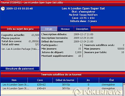 Poker770 : packages à 3.500$ pour le A London Open 2010 101