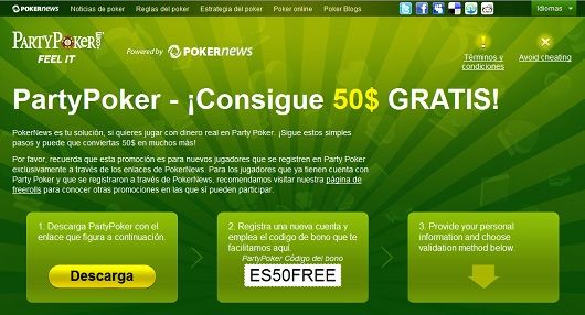 ¡PokerNews comienza el año con 9.000$ en Freerolls de PartyPoker! 101