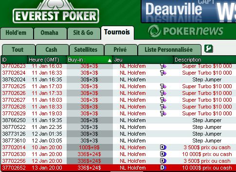 Everest Poker : derniers tickets pour l'EPT Deauville 101