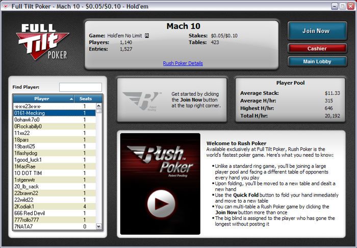 Full Tilt Poker представя “Rush Poker” – най-бързата покер... 102