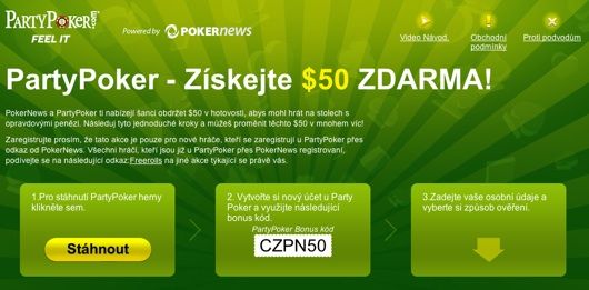 Freerolly v hodnotě ,000 od PartyPokeru 101