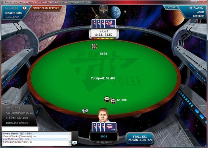 Isildur1 tillbaka och vinner stort på Full Tilt´s high stakes bord 101