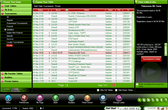 0 PokerNews.BG турнир в Unibet Poker, днес от 20:00ч 101