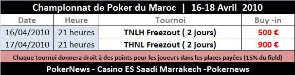 Casino Marrakech ES Saadi : Championnat de poker du Maroc 16-18 Avril 2010 102